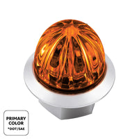 4 LED 3/4" Mini Watermelon Double Fury Clearance/Marker Light w Clear Lens - Various Dual Colors