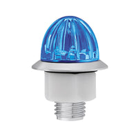 4 LED 3/4" Mini Watermelon Double Fury Clearance/Marker Light w Clear Lens - Various Dual Colors