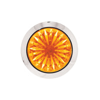 4 LED 3/4" Mini Watermelon Double Fury Clearance/Marker Light w Clear Lens - Various Dual Colors