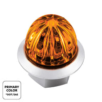 4 LED 3/4" Mini Watermelon Double Fury Clearance/Marker Light w Clear Lens - Various Dual Colors