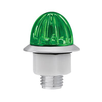 4 LED 3/4" Mini Watermelon Double Fury Clearance/Marker Light w Clear Lens - Various Dual Colors