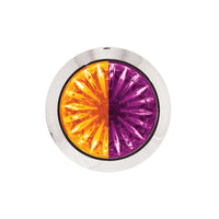 4 LED 3/4" Mini Watermelon Double Fury Clearance/Marker Light w Clear Lens - Various Dual Colors
