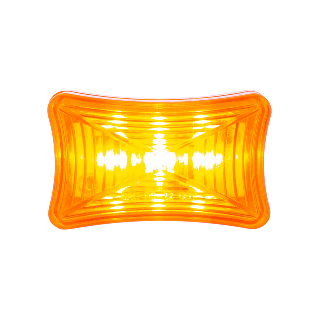 3 LED Rectangular Clearance/Marker Light - Amber, Red or White LEDs (Amber, Red or Clear Lens)
