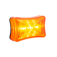 3 LED Rectangular Clearance/Marker Light - Amber, Red or White LEDs (Amber, Red or Clear Lens)
