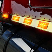 3 LED Rectangular Clearance/Marker Light - Amber, Red or White LEDs (Amber, Red or Clear Lens)