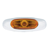 4-3/16" Wide 3 LED ViperEye Clearance/Marker Light - Amber or Red LEDs (Amber or Red Lens)