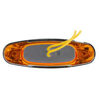 4-3/16" Wide 3 LED ViperEye Clearance/Marker Light - Amber or Red LEDs (Amber or Red Lens)