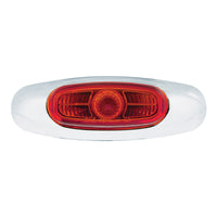 4-3/16" Wide 3 LED ViperEye Clearance/Marker Light - Amber or Red LEDs (Amber or Red Lens)