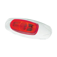 4-3/16" Wide 3 LED ViperEye Clearance/Marker Light - Amber or Red LEDs (Amber or Red Lens)