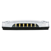 6 Amber LED Clearance/Marker Light w 6 LED Side Ditch Light - White, Amber, Blue or Red LEDs