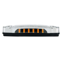 6 Amber LED Clearance/Marker Light w 6 LED Side Ditch Light - White, Amber, Blue or Red LEDs