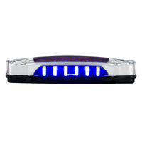 6 Amber LED Clearance/Marker Light w 6 LED Side Ditch Light - White, Amber, Blue or Red LEDs