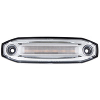 6 Amber LED Clearance/Marker Light w 6 LED Side Ditch Light - White, Amber, Blue or Red LEDs