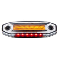 6 Amber LED Clearance/Marker Light w 6 LED Side Ditch Light - White, Amber, Blue or Red LEDs