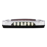 6 Red LED Clearance/Marker Light w 6 LED Side Ditch Light - White, Amber, Blue or Red LEDs