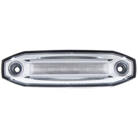 6 Red LED Clearance/Marker Light w 6 LED Side Ditch Light - White, Amber, Blue or Red LEDs