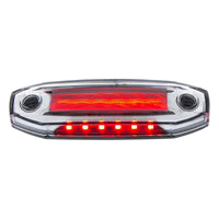 6 Red LED Clearance/Marker Light w 6 LED Side Ditch Light - White, Amber, Blue or Red LEDs