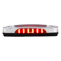 6 Red LED Clearance/Marker Light w 6 LED Side Ditch Light - White, Amber, Blue or Red LEDs