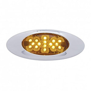 16 LED Phantom I Reflector Clearance/Marker Light - Amber LEDs (Amber or Clear Lens)