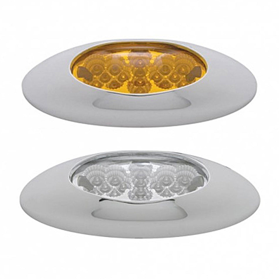 16 LED Phantom I Reflector Clearance/Marker Light - Amber LEDs (Amber or Clear Lens)