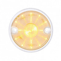 15 LED 3" Series 2 Light Only For Double Face Light Housing - Amber or Red LEDs (Clear Lens)