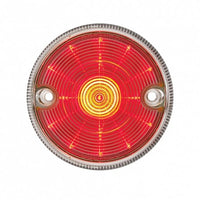 15 LED 3" Series 2 Light Only For Double Face Light Housing - Amber or Red LEDs (Clear Lens)