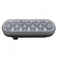 16 LED 6" Oval Reflector Turn Signal Light - Amber LEDs (Amber or Clear Lens)
