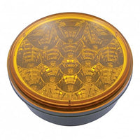 16 LED 4" Reflector Turn Signal Light - Amber LEDs (Amber Lens)