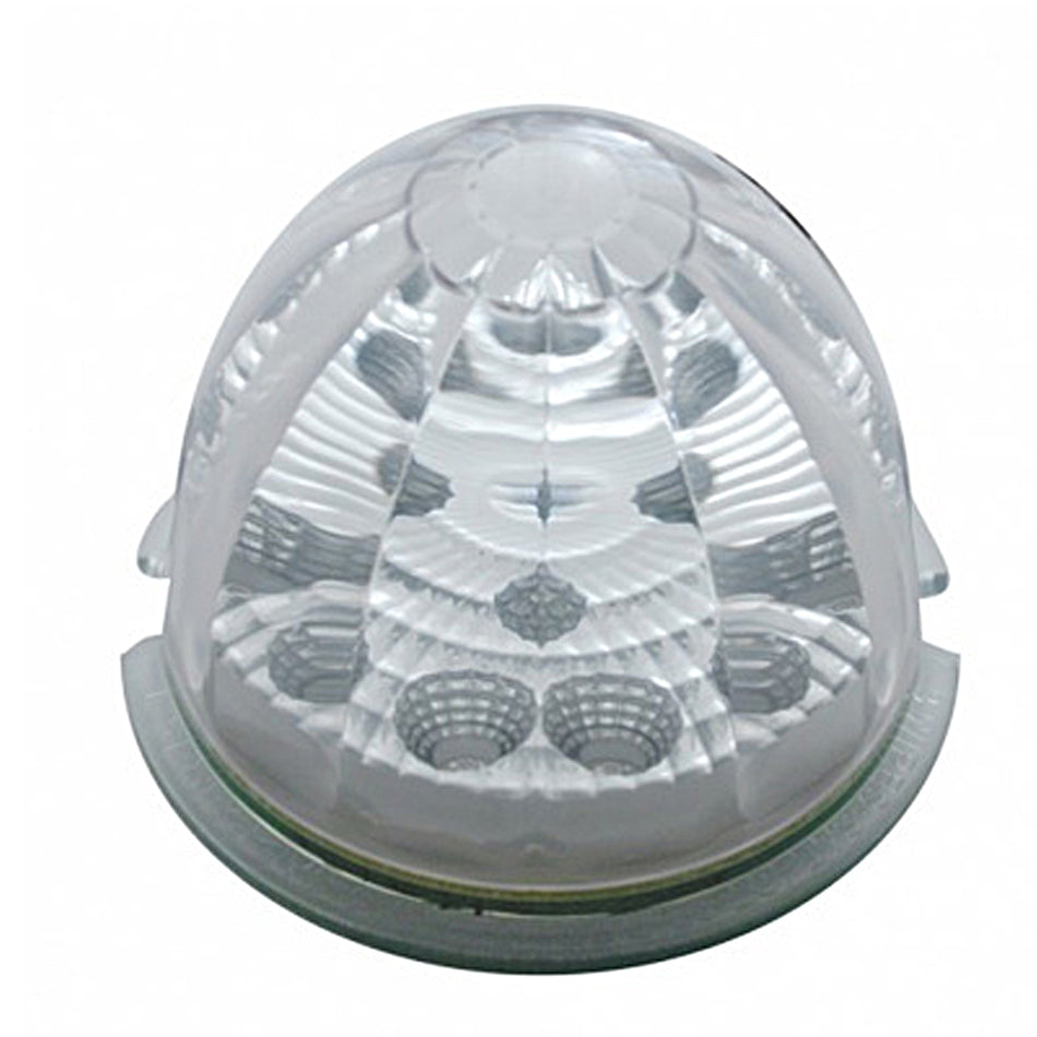 17 LED Reflector Watermelon Maze Cab Light - Amber or Red LEDs (Amber or Clear Lens)