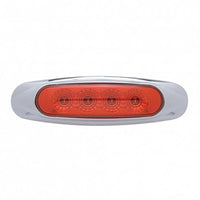 4 LED Reflector Clearance/Marker Light - Amber or Red LEDs (Amber, Red or Clear Lens)