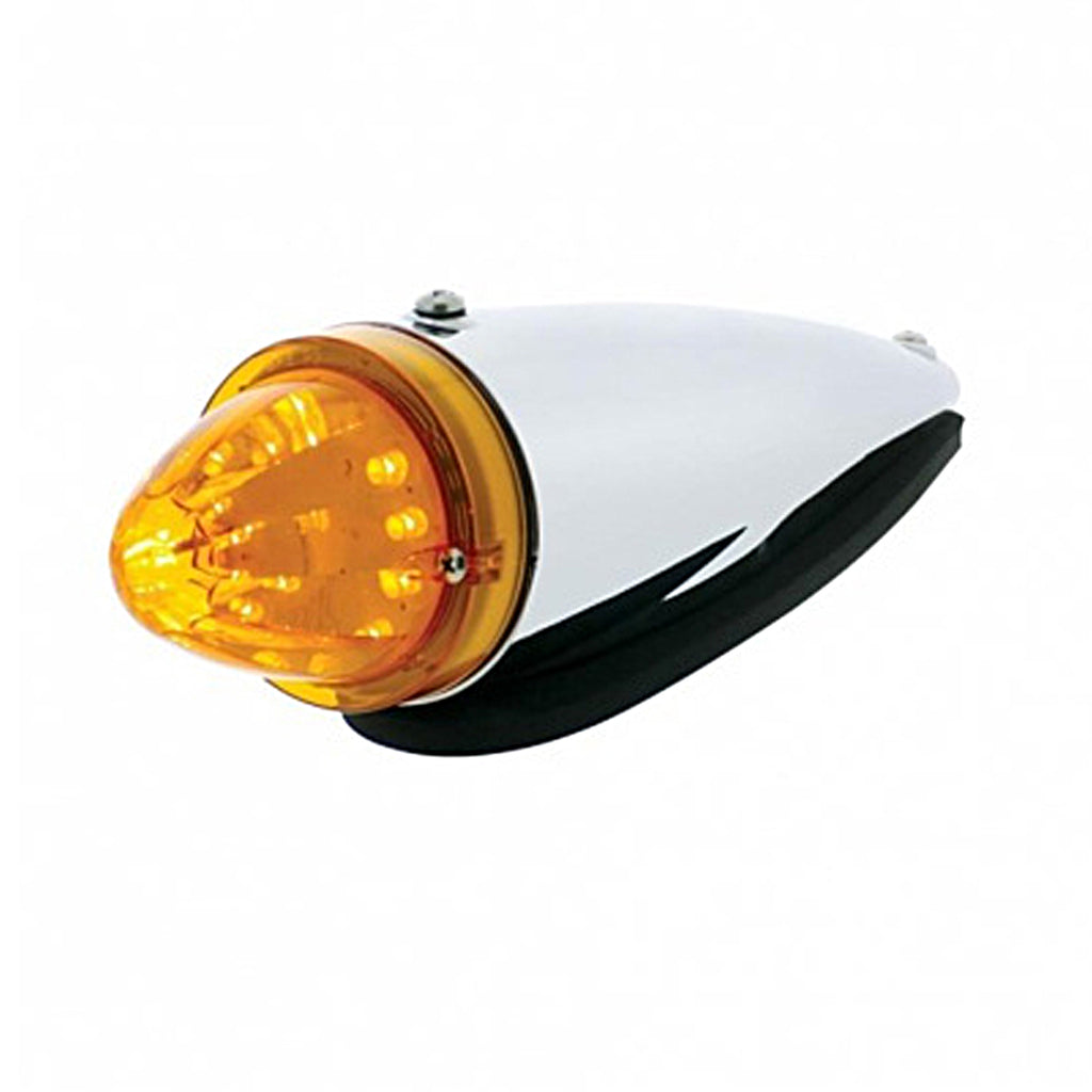 13 LED Watermelon Truck-Lite Style Cab Light Kit - Amber LEDs (Amber or Clear Lens)