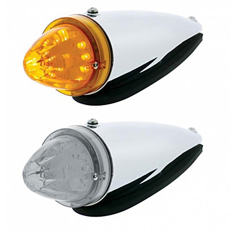 13 LED Watermelon Truck-Lite Style Cab Light Kit - Amber LEDs (Amber or Clear Lens)