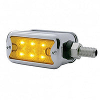 12 ED Dual Function Double Face Light With Bezel - Horizontal Mount - Amber & Red LEDs (Amber & Red or Clear Lens)