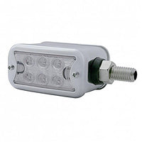 12 ED Dual Function Double Face Light With Bezel - Horizontal Mount - Amber & Red LEDs (Amber & Red or Clear Lens)