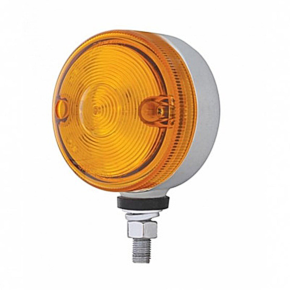 15 LED 3" Dual Function Single Face Light - Amber or Red LEDs (Amber, Red or Clear Lens)