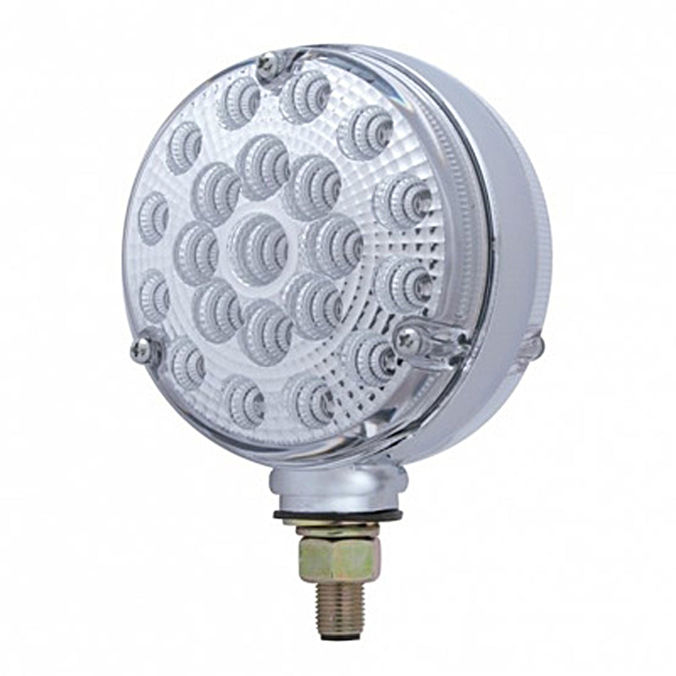 42 LED Reflector Double Face Turn Signal Light - Amber & Red LEDs (Amber & Red or Clear Lens)