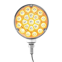 42 LED Reflector Double Face Competition Series Turn Signal Light - Amber & Red LEDs (Amber & Red or Clear Lens)