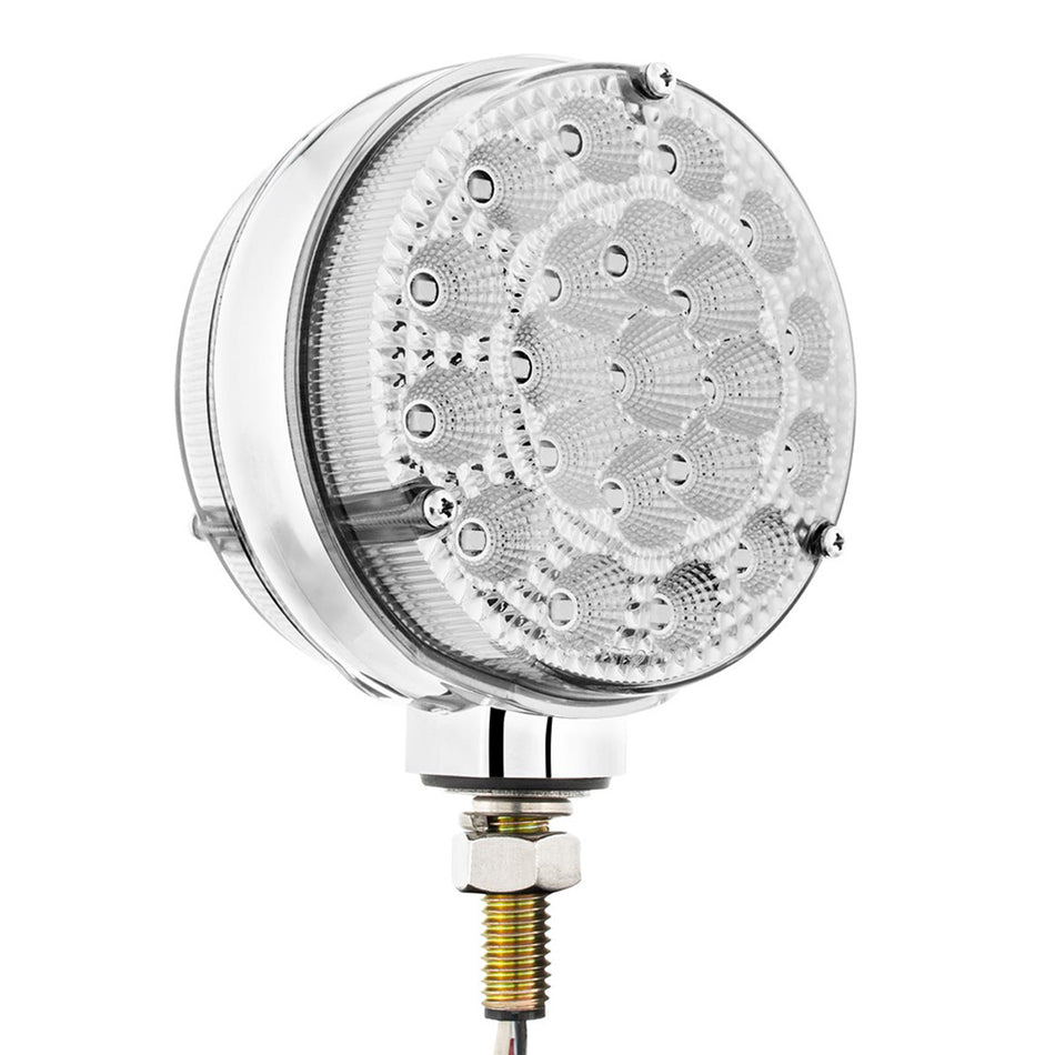 42 LED Reflector Double Face Competition Series Turn Signal Light - Amber & Red LEDs (Amber & Red or Clear Lens)