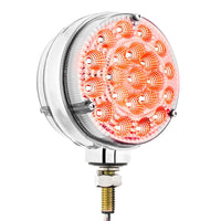 42 LED Reflector Double Face Competition Series Turn Signal Light - Amber & Red LEDs (Amber & Red or Clear Lens)