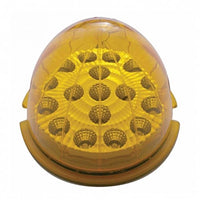 17 LED Watermelon Reflector Cab Light - Amber or Red LEDs (Amber, Red or Clear Lens)