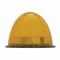 17 LED Watermelon Reflector Cab Light - Amber or Red LEDs (Amber, Red or Clear Lens)