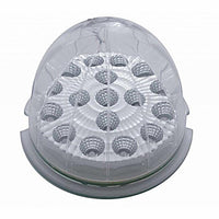 17 LED Watermelon Reflector Cab Light - Amber or Red LEDs (Amber, Red or Clear Lens)