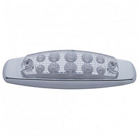 10 LED Reflector Rectangular Clearance/Marker Light - Amber or Red LEDs (Amber, Red or Clear Lens)