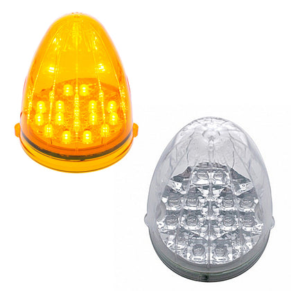 19 LED Reflector Grakon 1000 Style Cab Light - Amber LEDs (Amber or Clear Lens)