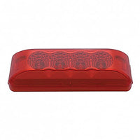 4 LED Reflector Rectangular Clearance/Marker Light - Amber or Red LEDs (Amber, Red or Clear Lens)