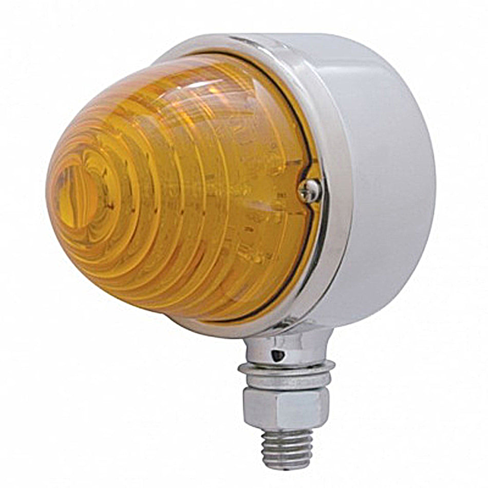 17 LED Beehive Single Face Light - Amber LEDs (Amber or Clear Lens)