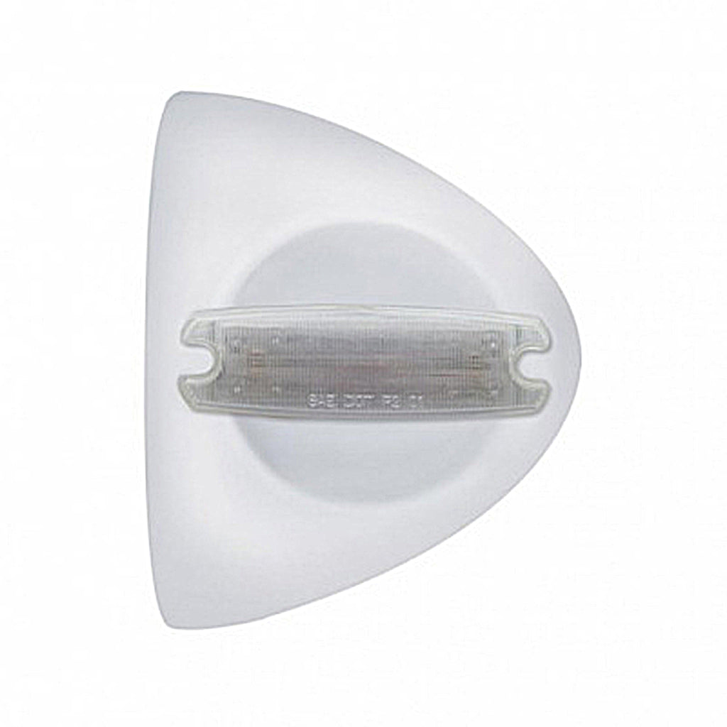 United Pacific - 12 LED Headlight Turn Signal Cover - Amber LEDs (Clear Lens)
