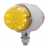 34 LED Reflector Watermelon Double Face Light - Amber & Red LEDs (Amber & Red or Clear Lens)