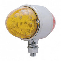 34 LED Reflector Watermelon Double Face Light - Amber & Red LEDs (Amber & Red or Clear Lens)
