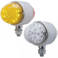 34 LED Reflector Watermelon Double Face Light - Amber & Red LEDs (Amber & Red or Clear Lens)